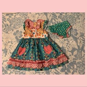 Matilda Jane Dress and Bloomers • NWOT • never worn, just washed